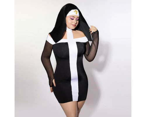 Еротичний костюм монашки JSY P61130 Plus Size