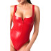 Боді Noir Handmade F352 Red powerwetlook body - M