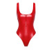 Боді Noir Handmade F352 Red powerwetlook body - M