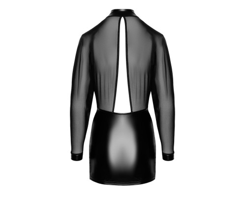 Сукня Noir Handmade F348 Powerwetlook and tulle dress - 3XL