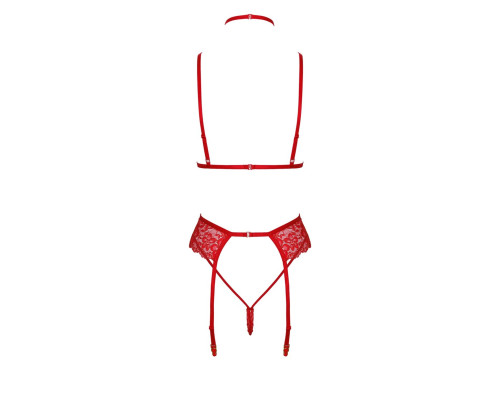 Комплект Kissable Bondage Kiss Set Red L/XL