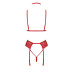 Комплект Kissable Bondage Kiss Set Red L/XL