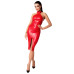 Сукня Noir Handmade F354 Red powerwetlook dress - XXL