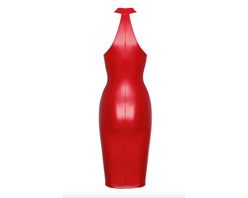 Сукня Noir Handmade F354 Red powerwetlook dress - XXL