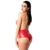 Шорти Noir Handmade F356 Red powerwetlook shorts - S