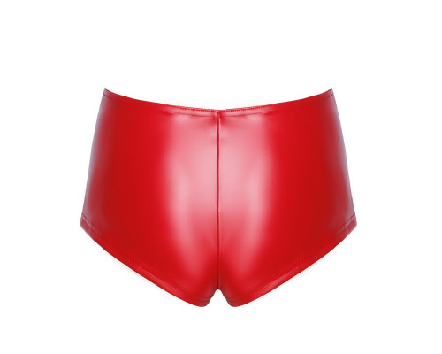 Шорти Noir Handmade F356 Red powerwetlook shorts - S