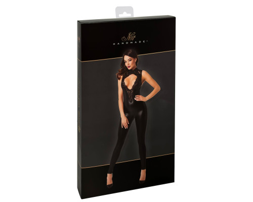 Комбінезон Noir Handmade F342 Powerwetlook and lace overall - S
