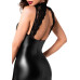 Сукня Noir Handmade F343 Powerwetlook and lace mini skirt - XL