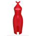 Сукня Noir Handmade F354 Red powerwetlook dress - L