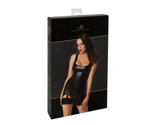 Сукня Noir Handmade F344 Powerwetlook dress with garter - 3XL