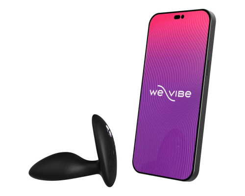 Анальна смарт-вібропробка We-Vibe Ditto+ Satin Black з пультом ДК