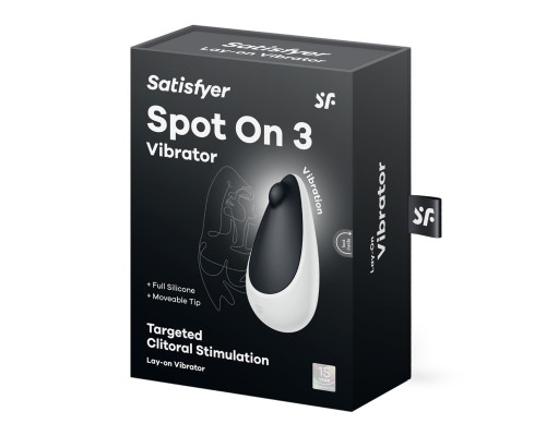 Вібратор Satisfyer Spot On 3 Black, компактний та потужний, 12 режимів