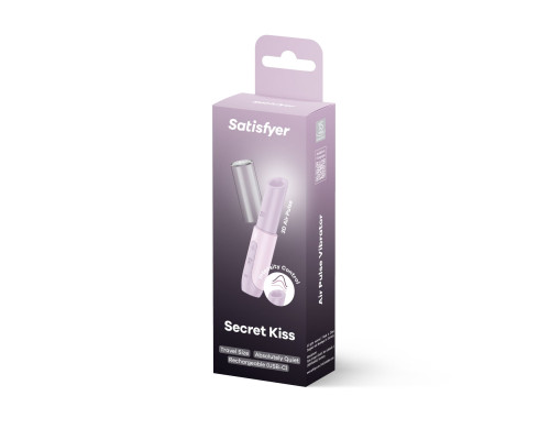 Вакуумний стимулятор Satisfyer Secret Kiss, магнітна технологія 3D Air Pulse, 30 режимів, кришечка