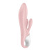 Вібратор-кролик надувний Satisfyer Air Pump Bunny 3, 12 режимів, подвійний відросток