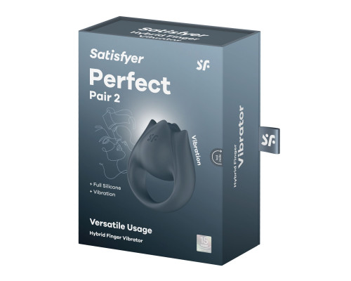 Вібратор на палець та ерекційне кільце 2в1 Satisfyer Perfect Pair 2