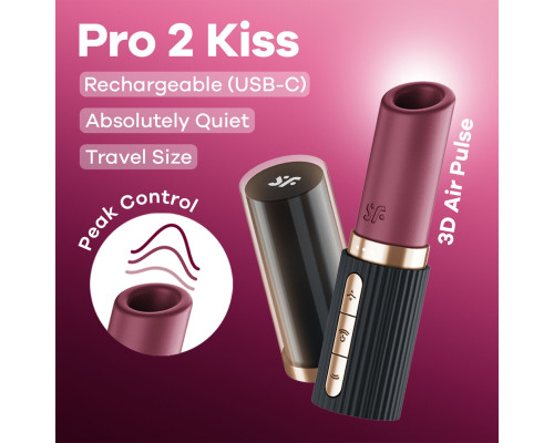 Вакуумний стимулятор Satisfyer Pro 2 Kiss (м'ята упаковка!!!)