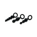 Набор анальных игрушек Satisfyer Plugs black (set of 3) - Booty Call  (м'яте паковання!!!)