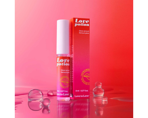 Стимулювальний блиск для губ Love To Love Love Potion - Gloss Sensuel 8 мл