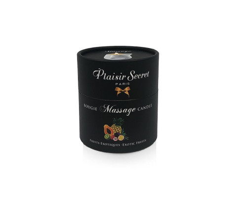 Масажна свічка Plaisirs Secrets Pineapple Mango (80 мл)  (м'ята упаковка!!!)