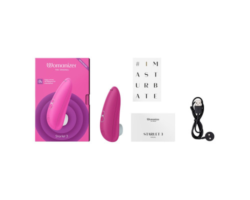 Вакуумний кліторальний стимулятор Womanizer Starlet 3 PINK (м'ята упаковка!!!)