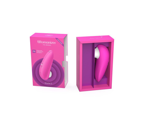 Вакуумний кліторальний стимулятор Womanizer Starlet 3 PINK (м'ята упаковка!!!)
