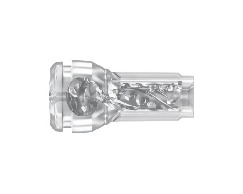 Мастурбатор Kiiroo Feel Pocket Crystal, сумісний з інтерактивною насадкою PowerBlow