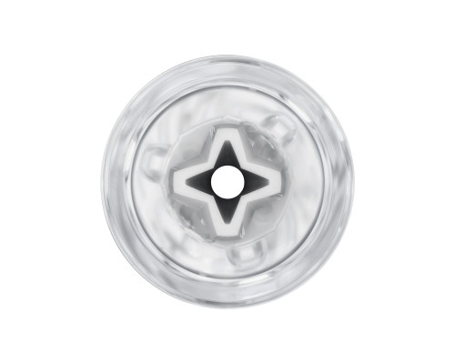 Мастурбатор Kiiroo Feel Pocket Crystal, сумісний з інтерактивною насадкою PowerBlow