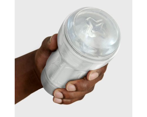 Мастурбатор Kiiroo Feel Pocket Crystal, сумісний з інтерактивною насадкою PowerBlow