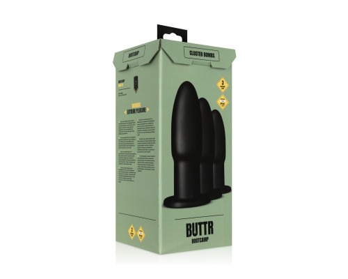 Набір анальних пробок BUTTR - Cluster Bombs Anal Training Set