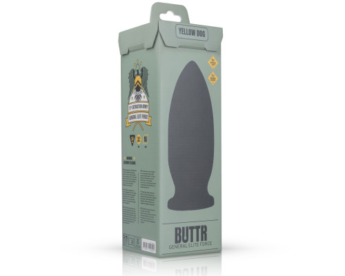Анальна пробка BUTTR - Yellow Dog Butt Plug