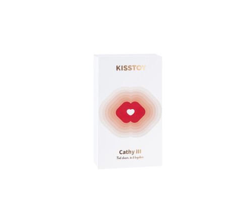 Пульсатор з вакуумним стимулятором KISSTOY Cathy III Pink, 5 режимів вакууму, 10 режимів пульсації