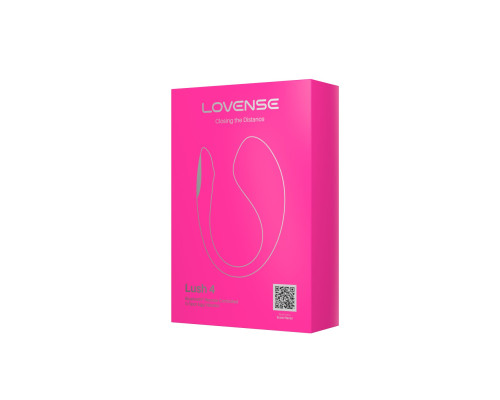 Смарт-віброяйце Lovense Lush 4, дуже потужне, швидке заряджання, LED-підсвічування