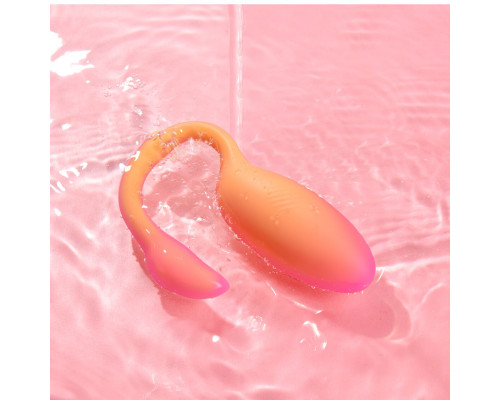 Смарт-віброяйце Magic Motion Flamingo Max Orange 2 в 1: віброяйце та тренажер Кегеля, 10 режимів