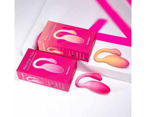 Смарт-віброяйце Magic Motion Flamingo Max Orange 2 в 1: віброяйце та тренажер Кегеля, 10 режимів