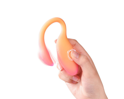 Смарт-віброяйце Magic Motion Flamingo Max Orange 2 в 1: віброяйце та тренажер Кегеля, 10 режимів