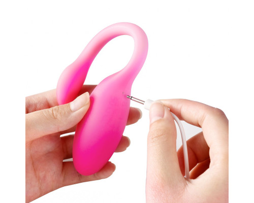 Смарт-віброяйце Magic Motion Flamingo Max Pink 2 в 1: віброяйце та тренажер Кегеля, 10 режимів
