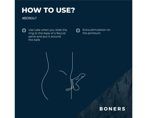 Ерекційне кільце Boners Cock ring