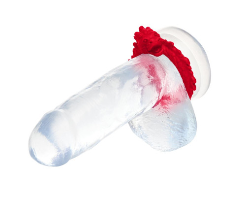 Ерекційне кільце – дракон Creature Cocks Rise of the Dragon Silicone Penis Ring – Red, діаметр 4 см