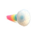 Фентезійний фалоімітатор Creature Cocks Luminescent Rainbow Silicone Dildo, світиться в темряві, 19,6 см