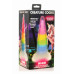 Фентезійний фалоімітатор Creature Cocks Luminescent Rainbow Silicone Dildo, світиться в темряві, 19,6 см