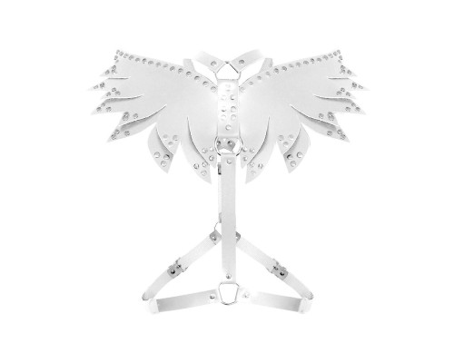 Жіноча портупея Art of Sex - Wings біла XS-M, екошкіра