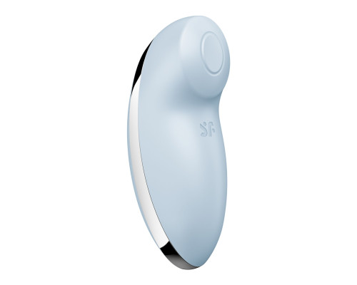 Вібростимулятор-пульсатор Satisfyer Tap & Climax 2 Blue, ефект постукування пальцем