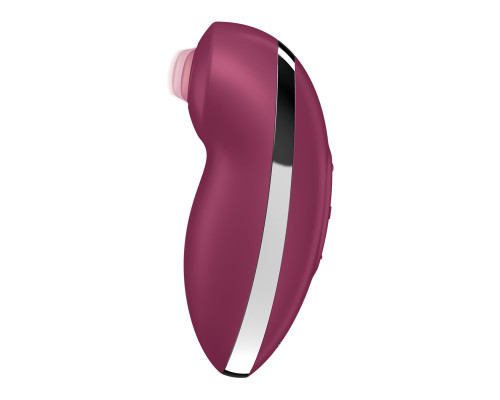 Вібростимулятор-пульсатор Satisfyer Tap & Climax 2 Red, ефект постукування пальцем