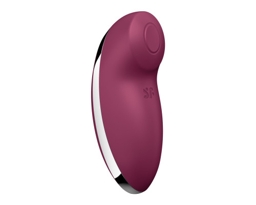 Вібростимулятор-пульсатор Satisfyer Tap & Climax 2 Red, ефект постукування пальцем