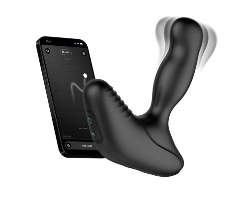 Смарт-масажер простати Nexus Revo Stealth with APP, вібрація+ротація, пульт ДУ, до 10 годин роботи