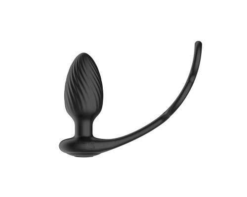 Анальна вібропробка Nexus Tornado Cock and Ball Ring обертання+вібрація, ерекційне кільце, пульт