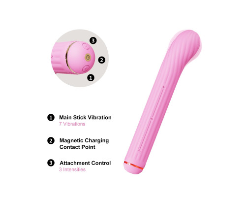 Вібратор Otouch Magic Stick S1 Plus - Pink