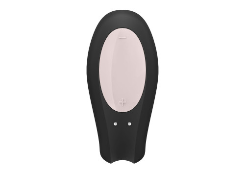 Смарт-вібратор для пар Satisfyer Double Joy Black із широким кліторальним стимулятором