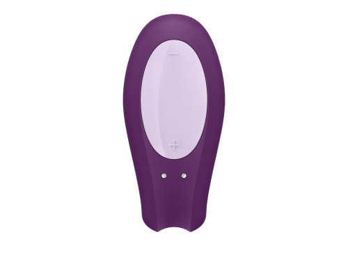 Смарт-вібратор для пар Satisfyer Double Joy Violet із широким кліторальним стимулятором