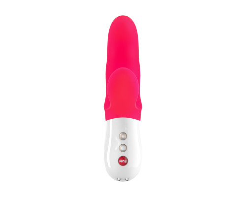 Вібратор-кролик Fun Factory MISS BI pink/white, 2 незалежні мотори, діаметр 4,2 см
